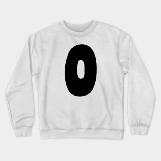 Letter O Crewneck Sweatshirt